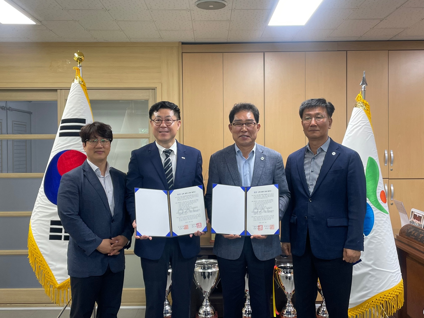 [스포츠운동재활과] 청주시체육회와 스포츠의·과학 분야 인재 양성을 위한 업무협약(MOU)을 체결